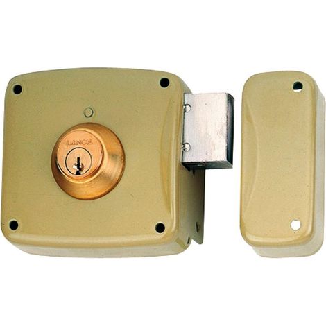 Cerradura Sobreponer 100X50Mm 5124Ahe10D Hierro Esmaltado Palanca Derecha Lince (1/2)