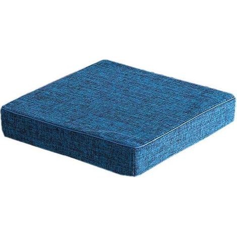 Coussin siège épais mousse mémoire, housse amovible, usage polyvalent