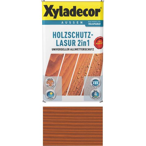 XYLADECOR Holzschutzlasur Teak 2,5 Ltr (1/2)