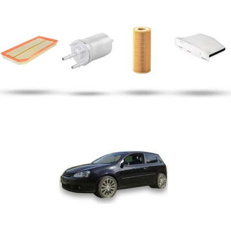 Kit tagliando 4 filtri compatibile con Vw Golf V (1K1,1K5,AJ5,5M1,521) 2.0 TFSI GTI 169kw Dal 2006 Al 2009 (1/5)