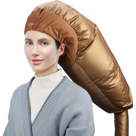 Hair Dryer Cap, Adjustable Cord, Extendable Hose, For Deep Conditioning and Curls (1/5)