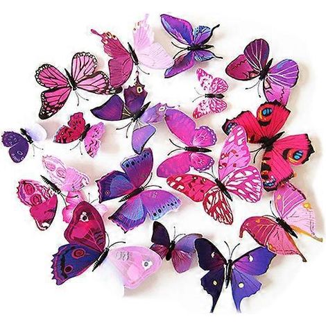 Lot de 12 jolis aimants 3D pour réfrigérateur, effet tableau blanc, pour décorer une chambre d'artiste ou pour des loisirs créatifs.