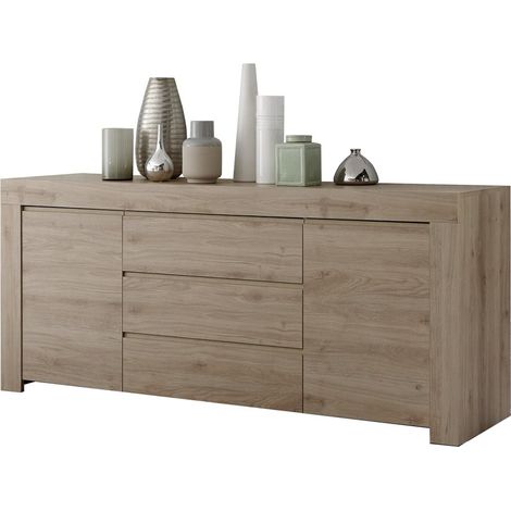 Madia 2 ante e 3 cassetti linea Clear in Rovere Cadiz (1/4)