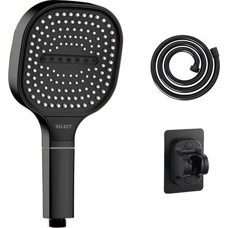 Accessoires de salle de bain pour douchette main grand format 3 modes (1/5)