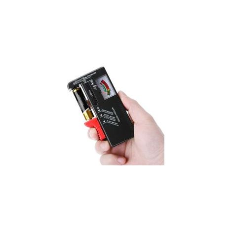 Testeur de Piles Universel,Testeur de Piles numérique,pour AA AAA C D 9V Batteries à clé à clé 1.5Vcontrôleur de tension de batterie (1/4)