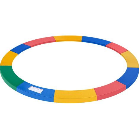 Kit accessoires trampoline Ø366 cm filet sécurité protection bord échelle coloré complet extérieur jardin sécurité enfants installation facile durable UV