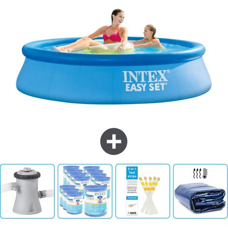 Intex Piscine Easy Set Ronde - 244x61 cm - 5-pièces SCB86 (1/5)