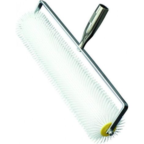 Finish – Rouleau à débuller 50 cm – Picots polypropylène 3 cm – Alliage zinc pour ragréage – Douille conique acier pour manche 24 mm (1/5)