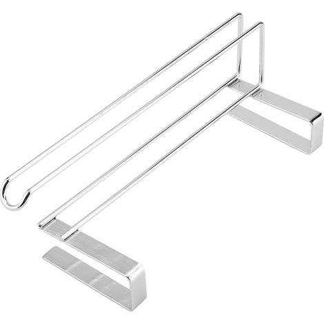 Küchenrollenhalter aus Edelstahl, kein Bohren erforderlich, Kleiderhaken (1/5)