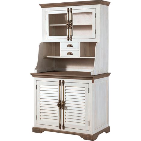 Buffet Manguier 106x60x196 laqué blanc TOULOUSE 104 (1/3)