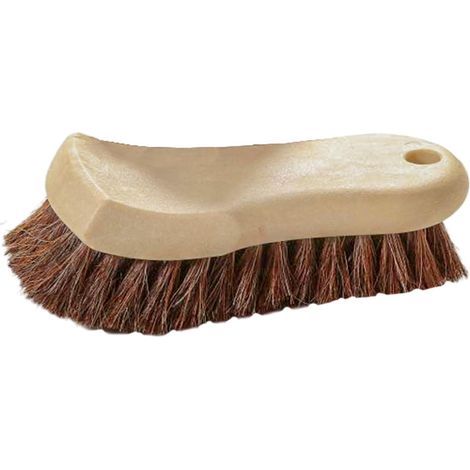 Naturbo Brosse en cuir de crin de cheval de qualité supérieure pour le nettoyage intérieur de la voiture - Brosse douce en crin de cheval pour sièges en cuir, coussins et robinetteries (1/5)