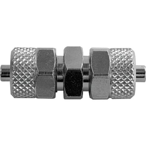 Riegler Gerader Verbinder »value line«, für Schlauch 10/8, Messing vern. (1/2)