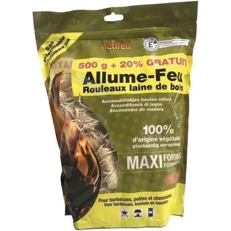 Actifeu Ökologischer Anzündhilfe 500g Rollen