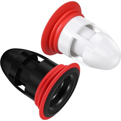 Set di 2 trappole universali per odori, adatte a docce e scarichi a pavimento, antiodore e antimuffa. (1/5)