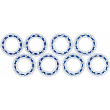Jeu de 8 roulements à billes adaptables pour roue du robot nettoyeur de piscine Polaris 280 180 C60 C-60 (1/5)