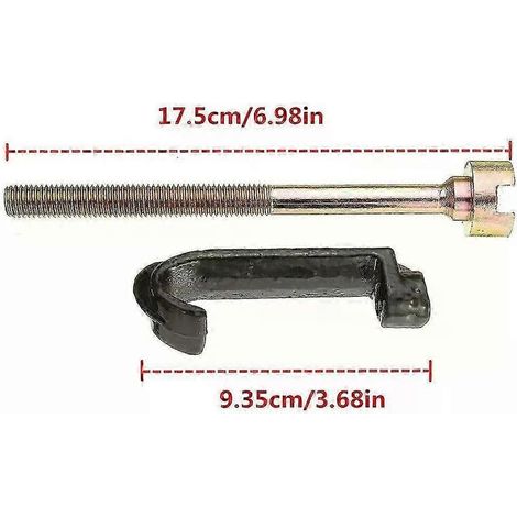 Support de roue de secours avec crochet et boulon pour Citroën Xsara Picasso et Peugeot 106, 306, 405, 605 et Partner (références : 7615A4, 7615F2, 761571)