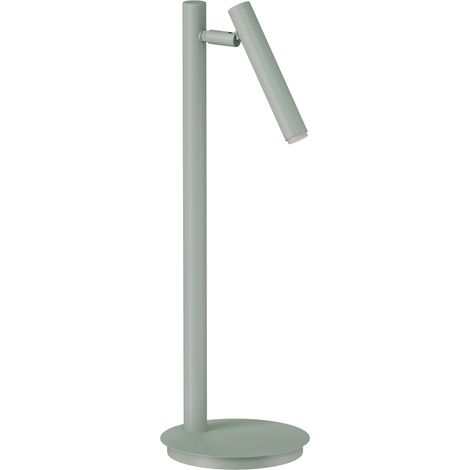 Lampe de bureau moderne vert sauge SOPEL Sigma Lighting, abat-jour mobile, 1x G9 3 W
