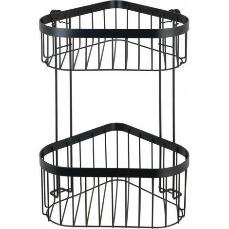 Wenko Classic Plus estantería angular negra moderna