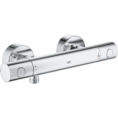 GROHE Mitigeur thermostatique douche Precision Get, montage mural, indicateur de température, filtres intégré, 34773000 (1/5)
