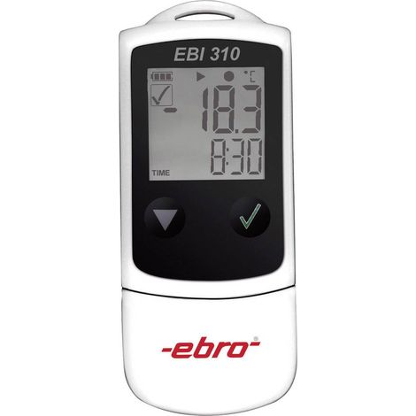 ebro 1340-6331 EBI 310 Data logger temperatura Misura: Temperatura -30 fino a 75 °C