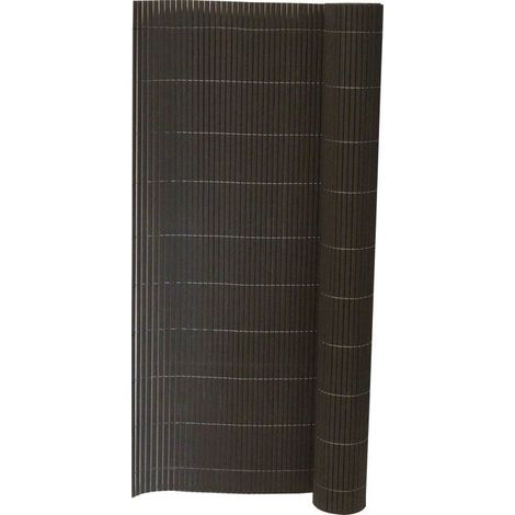 Clôture garden double face PVC 10mm 1x3m gris (1/3)