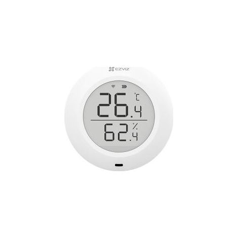 Ezviz EZVCST51C T51C Sensore Smart Temperatura e Umidita' Wifi per Centralina A3 Bianco