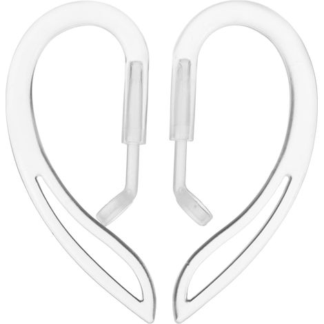 Crochets d'oreille en Silicone Souple Réglables Lot de 2, Maintien Sûr Anti-Perte pour Écouteurs sans Fil, Accessoires Légers pour Activités Sportives, Ajustables à 5 MM, Usage (1/5)