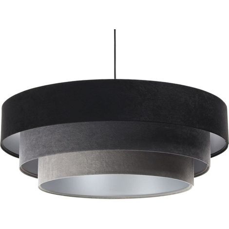 Suspension triniti - Noir intérieur nuance de gris et argenté (1/5)