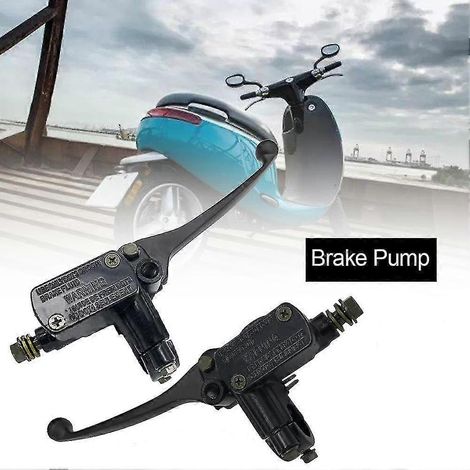 Maître-cylindre droit avant gauche, pompe à levier de frein pour moto, vélo électrique, scooter, pompe de frein à disque avant arrière, pompe de frein hydraulique - droit (1/5)