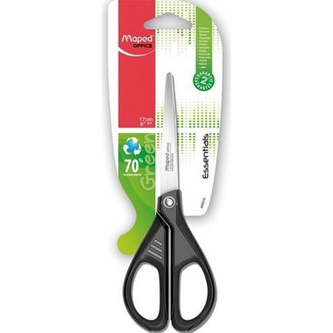 Tijeras verdes esenciales de 17 cm MAPED
