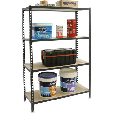 Simonrack Regal Modern Anthrazit 4 Regale 200 kg (1/2)