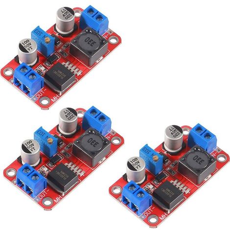 3pcs XL6019 5A Haute Puissance Courant DC à DC Step-up 5V 6V 12V 24V 3-35V à 5-40V XL6019 Régulateur de Tension Réglable Convertisseur Boost Power Modules Booster Module (1/5)