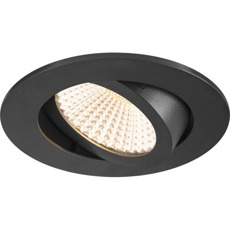 Spot encastré NEW TRIA® 68 intérieur rond orientable noir LED 83W - SLV - 1007388 (1/3)