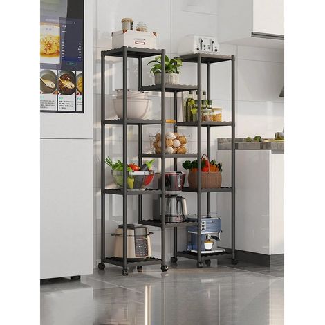 TrAdE Shop Traesio - Mobile Multistrato Per Terrazza Cortile Balcone Uso Interno Mensola Per Vasi Fiori Piante - (1/5)