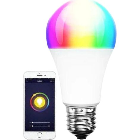 Ampoule LED Connectée Wifi E27 8.5W RGBW A60 - Unité - SILUMEN (1/5)