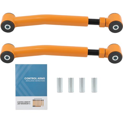 2x Front Lower Adjustable Control Arm Kit for Grand Cherokee ZJ 1993-1998 Gold (1/5)