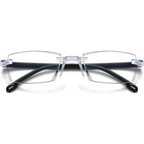 pair Lunettes de lecture ultra-légères anti-lumière bleue sans cadre (1/5)