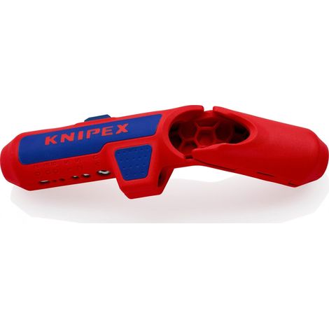 Knipex 169501SB Ergonomisches Abisolierwerkzeug aus verstärktem Kunststoff
