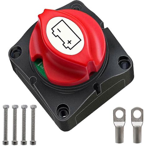 Disjoncteur de batterie 12 V 24 V 48 V 60 V, interrupteur de déconnexion de batterie principal étanche, compatible avec Mar- (1/5)
