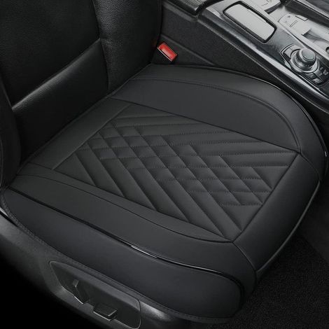 Set di 2 coprisedili per auto in PU, antiscivolo e traspiranti, per guidatore e passeggero, per veicoli standard. (1/5)