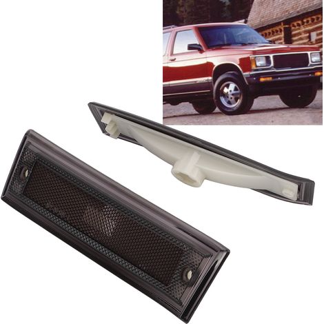Außenliegende vordere Stoßstangenleuchtenabdeckung für GMC Suburban 1981-1991, getönte Ausführung (1/5)