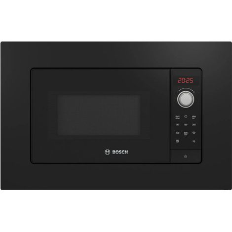 Bosch Einbau-Mikrowelle BFL623MB3 Schwarz 20 Liter mit Kindersicherung (1/5)