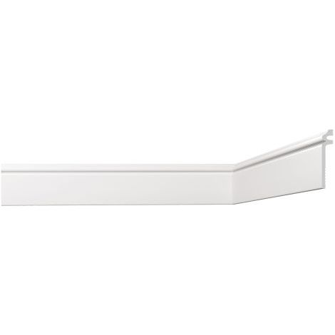 COPRI BATTISCOPA DECORATIVO SERIE 'LUXSTYL' mod. 'L14020' - mm 20 x 140 x 2 mt 12 PZ