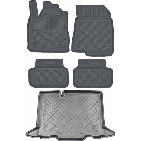 Juego de alfombrillas para coche y maletero para Dacia Sandero III / Stepway III Hatchback a partir de enero de 2021. (1/5)