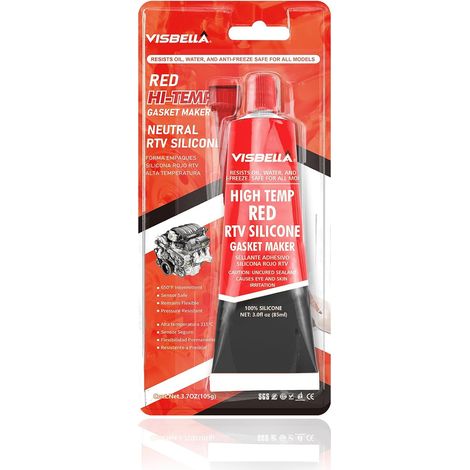 Neutral RTV Joint électrique Huile et Eau antigel Flexible en Silicone pour la réparation de Moteurs à Haute température (Rouge) (1/5)