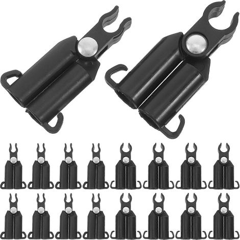 Lot de 20 piquets en plastique réglables pour treillis de plantes, support idéal pour le jardin (1/5)