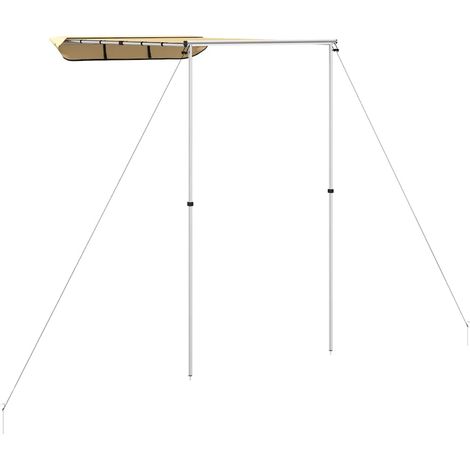 Tendalino per Camper e Roulotte 1,8x2,5x2,15 m Beige (1/4)