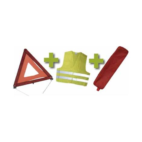 SAC ROUGE KIT D’URGENCE RIVET+TRIANGLE+GILET JBM53090