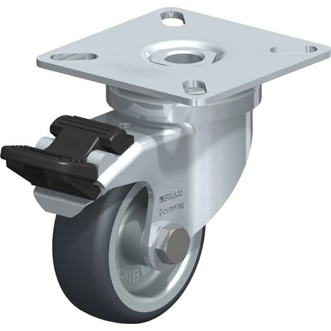 Blickle 346619 LPA-TPA 50G-FI Lenkrolle mit Feststeller Rad-Durchmesser: 50 mm Tragfähigkeit (max.):