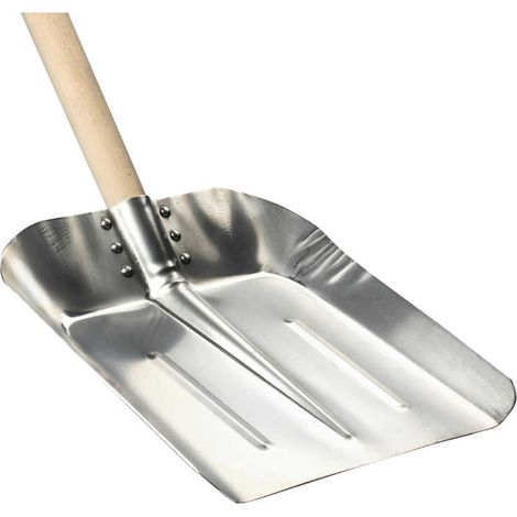 Pelle a neige manche en bois - TAMPEL - Sel de déneigement